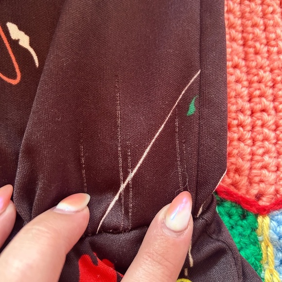 Vintage 60s Christina Swimsuit Romper One Piece Pin Up Mod Bathing Suit - Picture 2 of 12